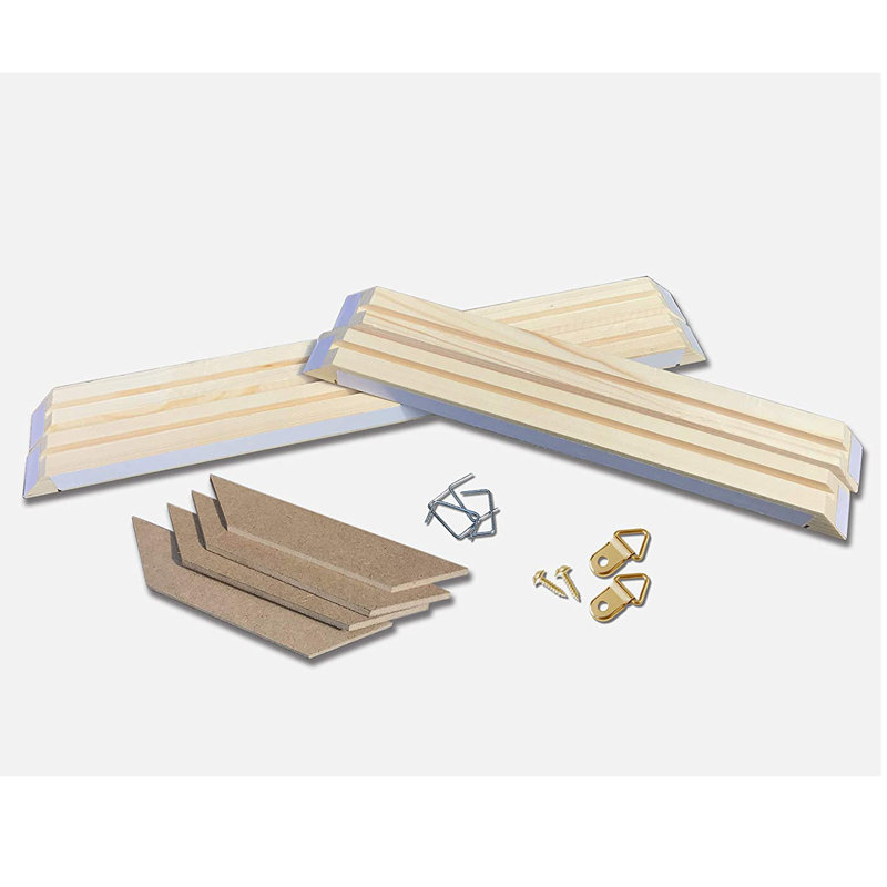 Wood Solid Wood Picture Frame - Set of 4, 10" x 20"