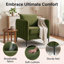 Ensemble de 2 chaises rembourrées en velours moderne - ensemble de chaises (design assorti, coussin d'assise moelleux), convenant au salon (design assorti, coussin d'assise moelleux)-1522316734
