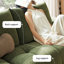 Coussin de canapé en chenille vert Fourseat-940209393-940209397