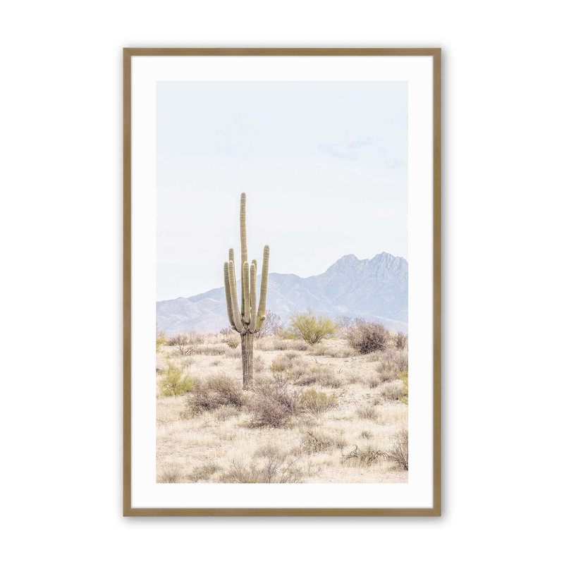 Barren Beauty Print, 25.25" H x 19.25" W x 1.25" D, Brushed Gold Framed