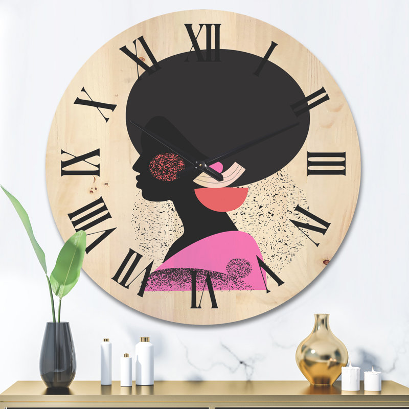 Horloge murale en bois, Grand