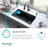 Quartz Classic 33" x 19" x 10" Double Basin Undermount Kitchen Sink with Aqua Divide-17883149
