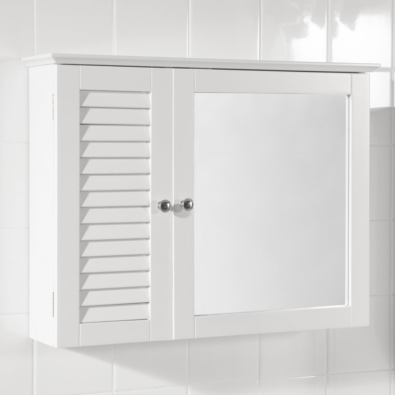 65 cm x 49 cm Spiegelschrank Lyonsdale, White