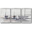 Caribbean Sails I, encadré sur toile, 3 pièces-494521403-494521406
