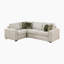 Canapé modulaire moderne et contemporain en microfibre 3 pièces 107,5 po Eastwood-133251078
