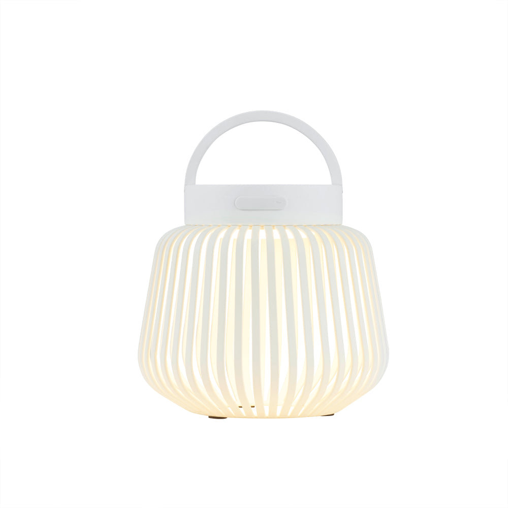 Lito Rechargeable LED Lantern, 4.7" H x 5.3" W x 5.3" D, White