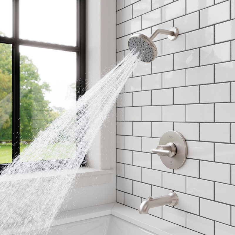 Tub & Shower Faucet, Spot Defense Brushed Nickel