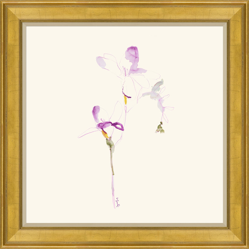 Arrangement In Purple II Painting by Yuki Osada