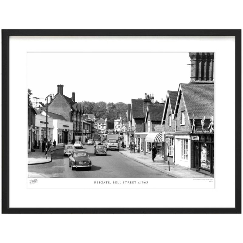 Reigate, Bell Street C1965 by Francis Frith - Single Picture Frame Print, 45cm H x 60cm W x 2.3cm D