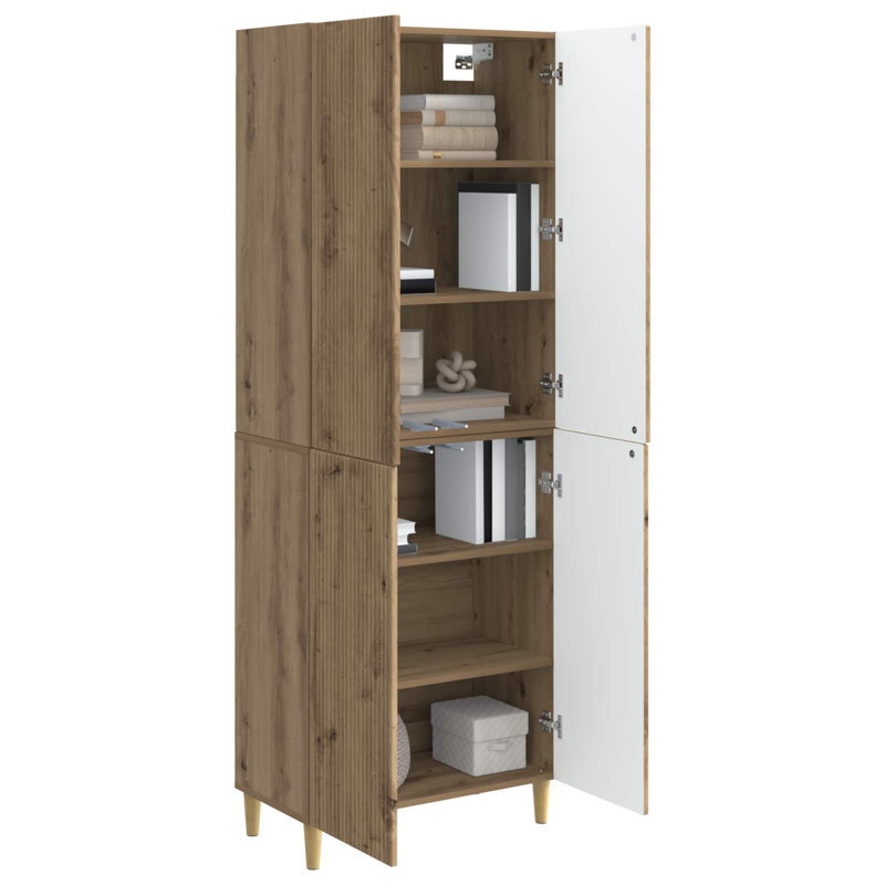Storage Cabinet, Artisan Oak