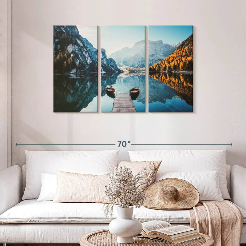 Bateaux Alvord Lake Braies, H 28 po x l 45 po