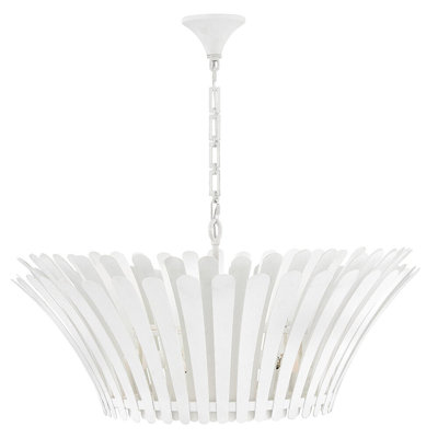 Reina 8 - Light Steel Chandelier