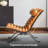 26-inch wide single chair, ergonomic metal frame lounge chair, suitable for use in living rooms, balconies, and offices.-94331368