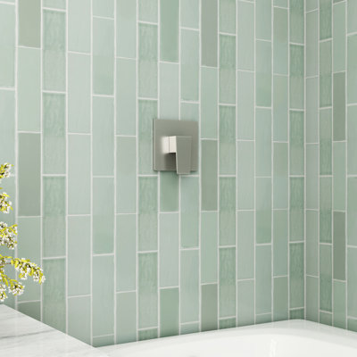 Replacement 6.5 inch Square 7-Function Shower Head & Trim for Moen 2510 / 2520 / 2570 / 2590 Valves