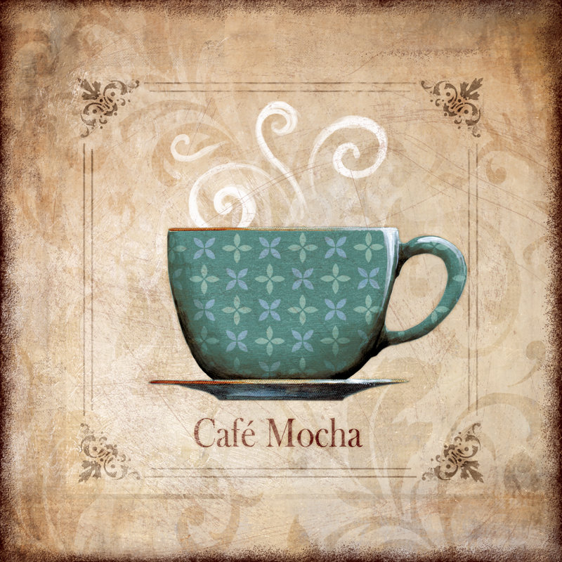 Cafe Mocha Ole - Wrapped Canvas Art Prints, 30cm H x 30cm W x 3.8cm D