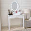 Ensemble de coiffeuse et tabouret de maquillage