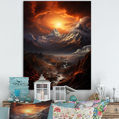 «Bajan Hebrew Mount Sinai Landscape II», reproduction d'art sur toile
