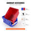 Plastic Storage Bin Set