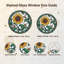 Panneau de vitrail Sunflower Bee-100742600
