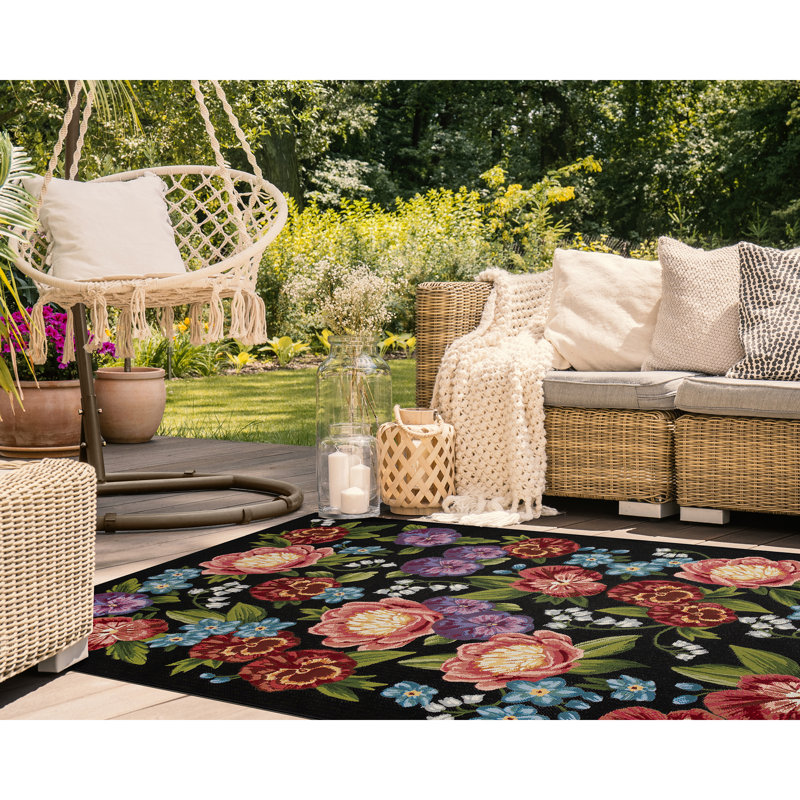 Tapis intérieur / extérieur Kincaid, Rectangle 3 pi 3 po x 4 pi 11 po