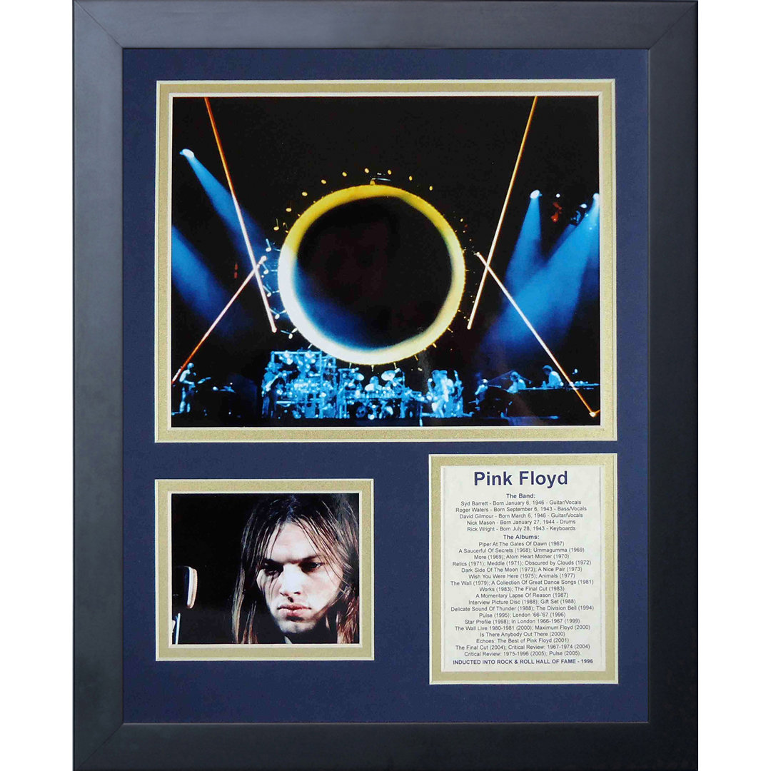 Pink Floyd Framed Memorabilia Legends Never Die
