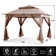 11X11ft Pop Up Instant Gazebo Tent With Mosquito Netting