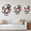 Horloge murale bohémienne et éclectique-1257909647
