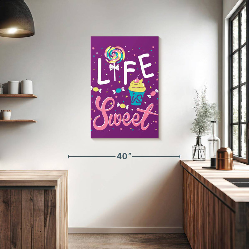 Tergel Life Is Sweet, 36" H x 24" W