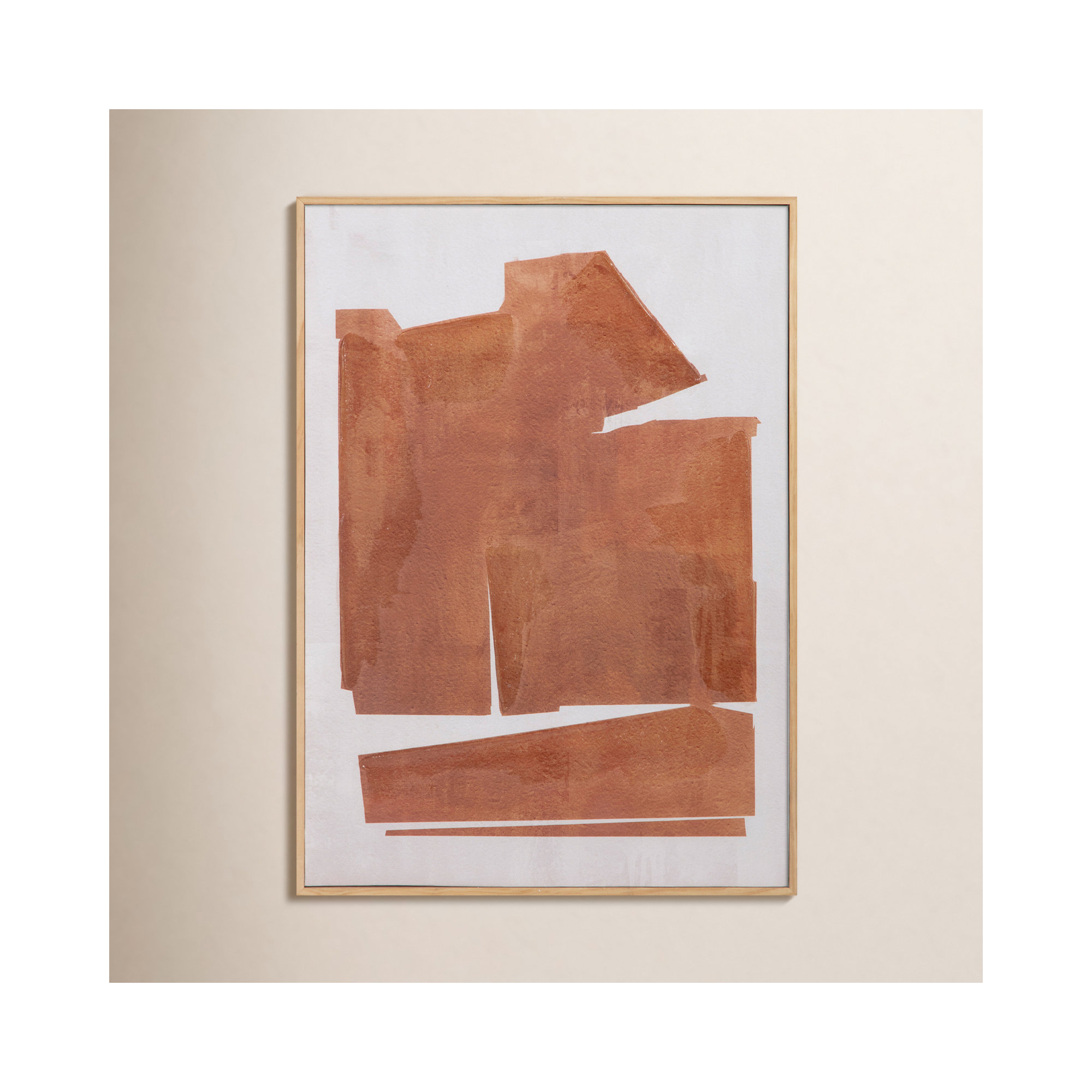 Modern & Contemporary Framed Canvas, Horizontal