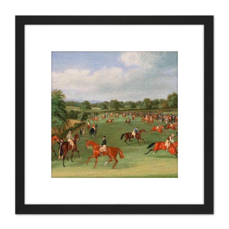 Epsom Races Preparing Start by James Pollard - Single Picture Frame Painting