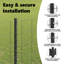 vidaXL Fence with Post Segment Outdoor Barrier Garden Terrace Divider Boundary-114618736-114618737