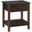 End Table With Drawer, Side Table With Top And Bottom Shelf For Small Spaces, Dark Brown