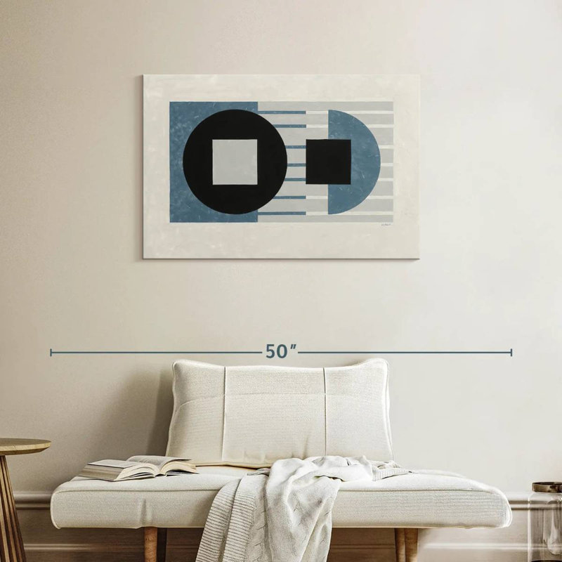 Avery Laterally Speaking Blue, 24" H x 36" W