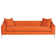 Ease 92.5" Flared Arm Sofa with Reversible Cushions