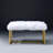 Winterbourne Down Faux Fur Upholstered Bench