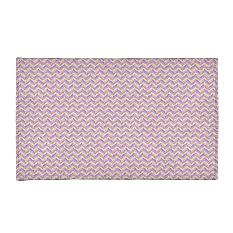 Chenille Chevron Indoor Rug, Rectangle 3' x 5'