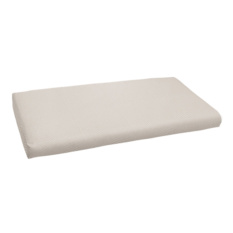 Coussin de siège d'extérieur Ebern Designs, Sunbrella® naturel, 2", 17 po x 40 po