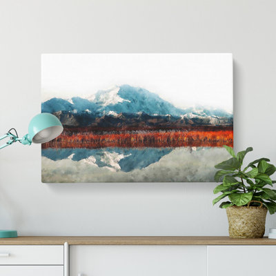 Denali Mount Mckinley Painting - Wrapped Canvas