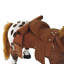 Cheval debout en peluche