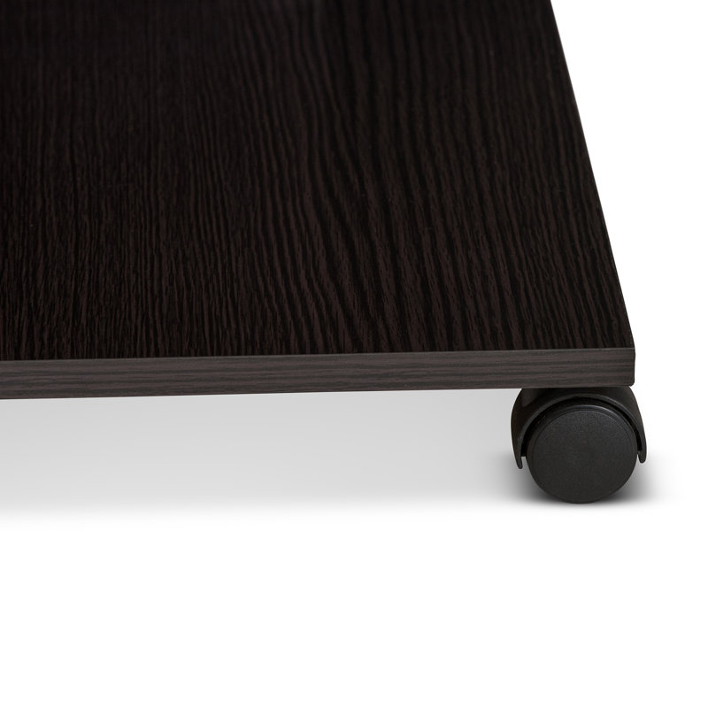 Wheel Coffee Table with Storage
