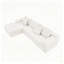 Canapé modulaire 104,3 po avec méridienne en forme de L, canapé modulaire moderne avec assise profonde, canapé rembourré pour chambre à coucher de salon, aucun assemblage requis (tissu en velours côtelé moelleux)-740998008-740997958