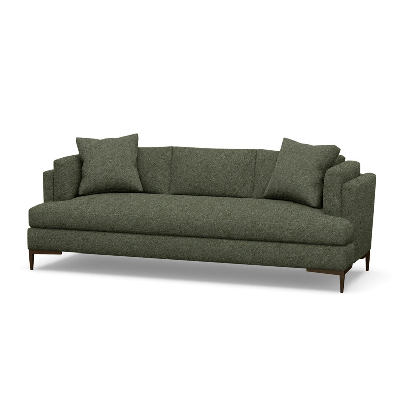 Aiden Sofa, Rise Fern (Performance fabric) 1357-34, Antique Bronze