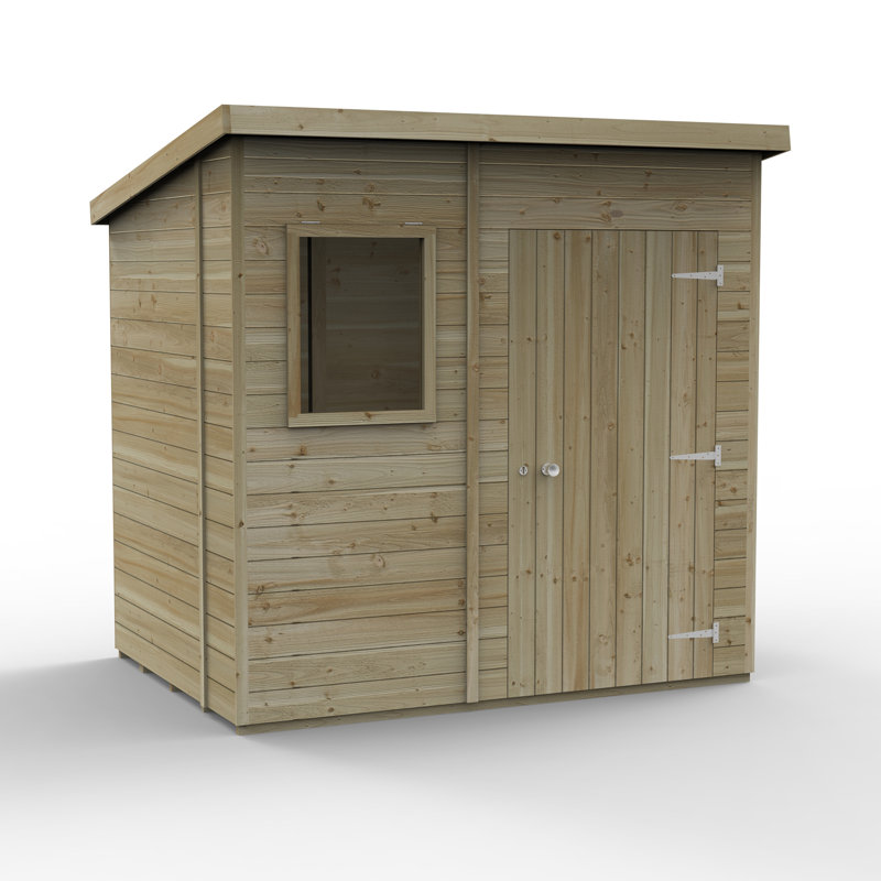 Timberdale 7 x 5 Pent Shed, Yes