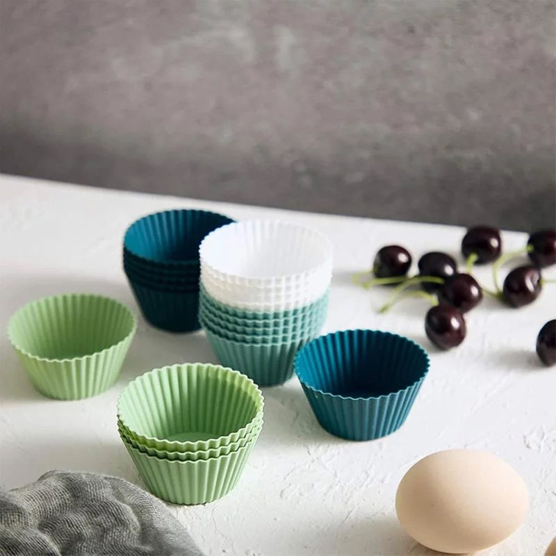 Belfry Kitchen Bursaite Silicone Baking Cup with Lid