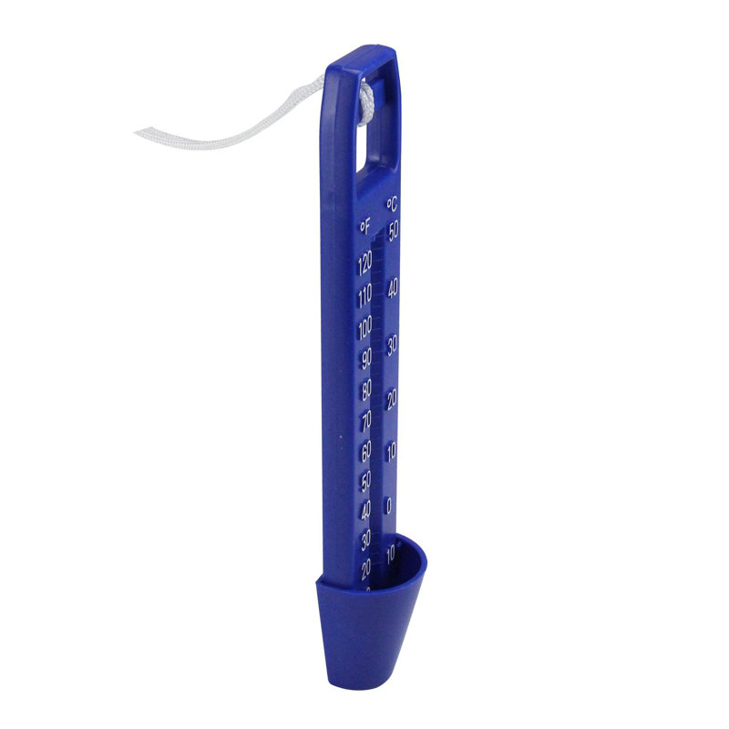 Thermomètre de piscine 9,5 "bleu et blanc