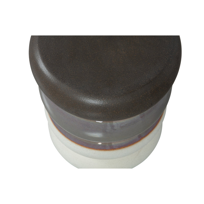 Ferran Bulb Side table Ceramics melange 44x34Øcm, Grey