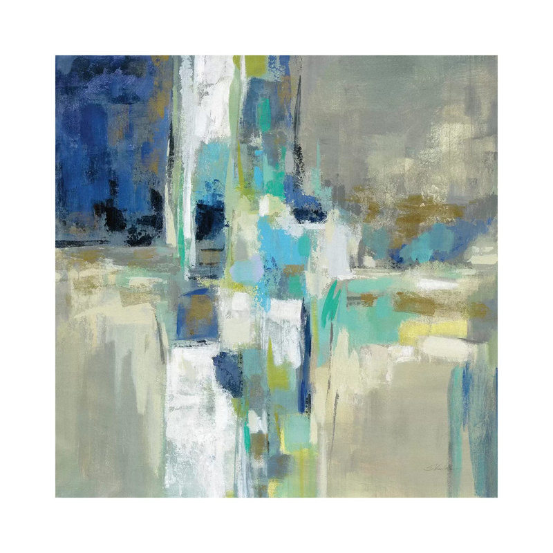 «Spring Water» par Silvia Vassileva - reproduction d'art, H 12 po x l 12 po x P 1,5 po, Toile tendue, Pas de tapis
