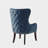 Button Tufted Back Accent Chair