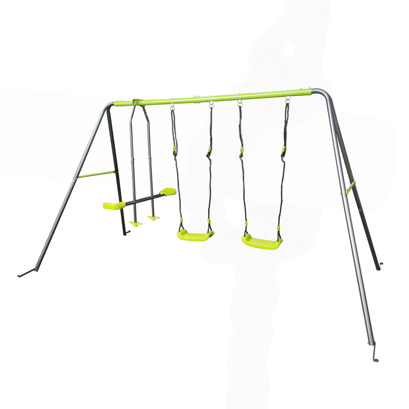 Ensemble de balançoire intéressant vert lime