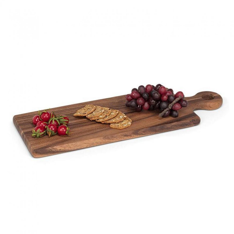 Planche à découper rectangulaire avec poignée en boucle, L 19,5 po x L 7 po, Rectangle